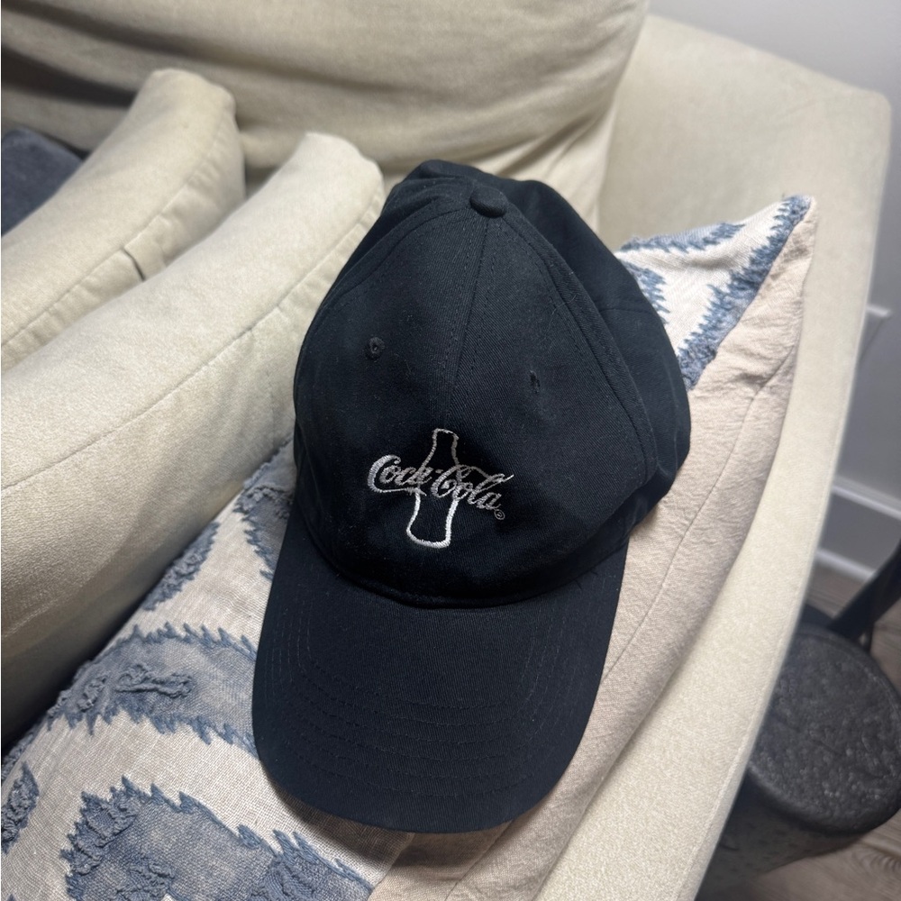 Coca-Cola Black Cap with White Logo
